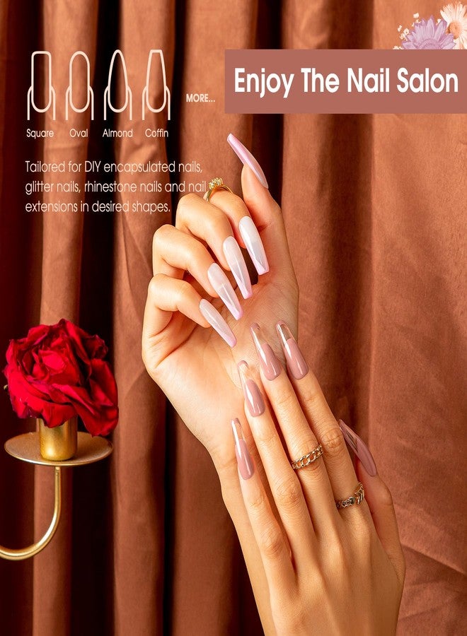 روزاليند جل أظافر وردي من روزاليند، 60 مل، جل لتطويل الأظافر، لون طبيعي، سهل الاستخدام في المنزل، يحتاج إلى مصباح الأشعة فوق البنفسجية. - Image 2